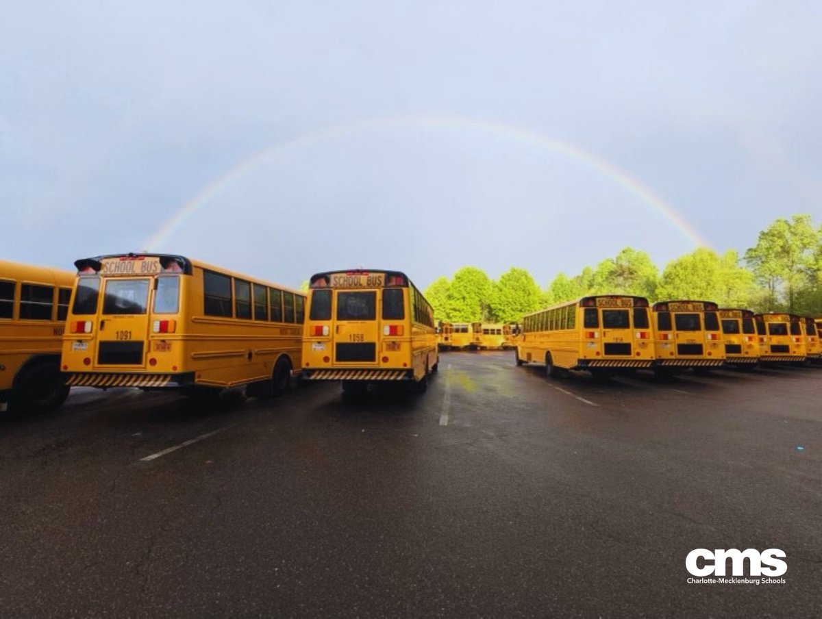 Somewhere over the rainbow... students are getting ready for spring break in <a href="/CharMeckSchools/">Charlotte-Mecklenburg Schools</a>! As a reminder, no classes for students April 14 – April 21, 2025.