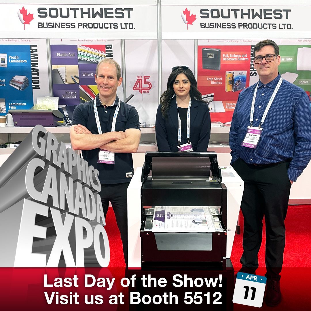 🚨 Final Call to Save Big at Graphics Canada Expo 2025! 🚨

Swing by Booth #5512 for exclusive deals, giveaways, and the chance to network with top industry leaders. Don't miss out on this incredible opportunity! See you at the International Conference Centre! 🎉

#TradeShow