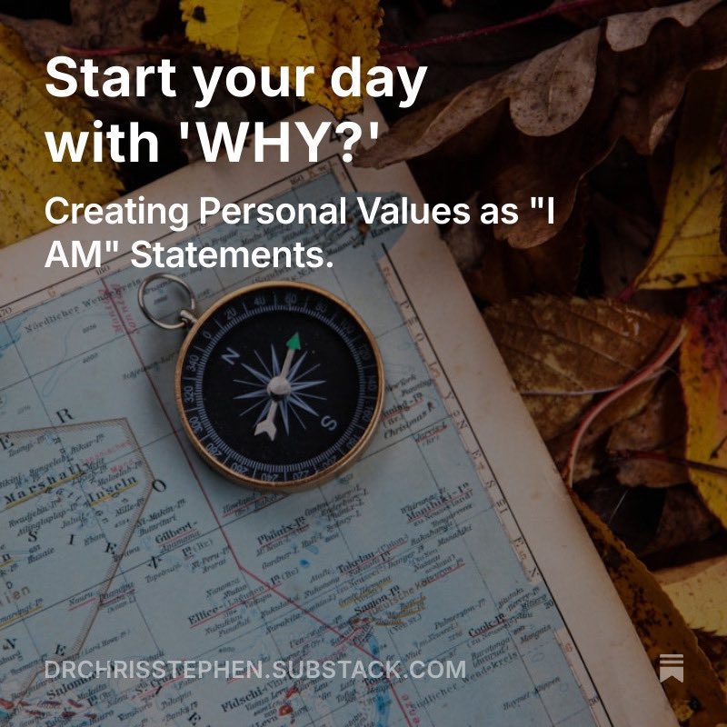 chrisstephen3's tweet image. Starting your day with ‘Why?’ and creating statements that you can lean on changes the game. I share my thoughts below! 

open.substack.com/pub/drchrisste…