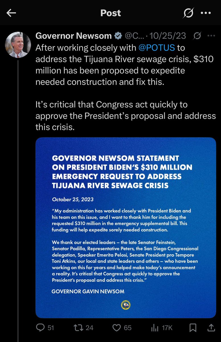 <a href="/epaleezeldin/">Lee Zeldin</a> <a href="/markm90491679/">mark m</a> Mr. Zeldin, 

I believe you must be mistaken. Gavin Newsom apparently solved this problem in 2023 with the help of 310 federal taxpayer dollars.
