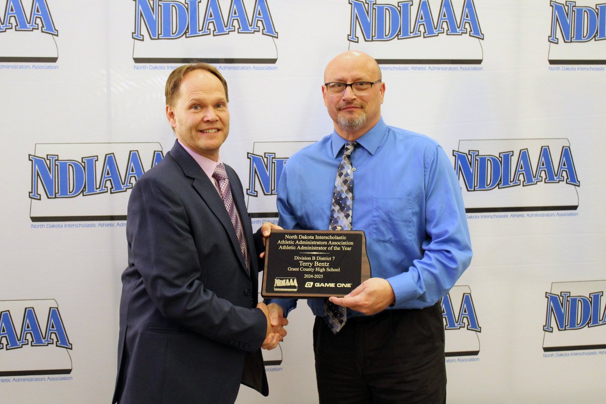 NDIAAA24's tweet photo. Congratulations to Terry Bentz of Grant County, ND for being named the Class B District 7 ADOY April 6th at the NDIAAA Awards Banquet! https://t.co/gY8BCWFiqo