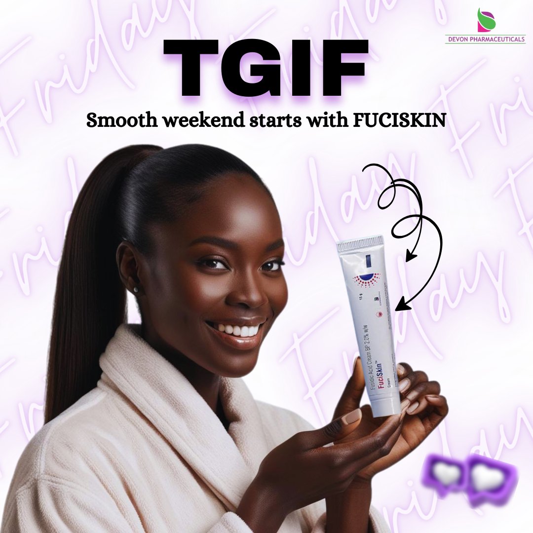 devonpharma's tweet photo. Shades on. Skin poppin’. No bumps, no stress — just vibes.

Fuciskin handles acne, eczema, after-shave bumps &amp; more.
Ask for it at your nearest registered pharmacy.

#FuciskinGlow #ClearSkinEnergy #TGIFVibes #DevonPharma https://t.co/4oMS1jvKkq