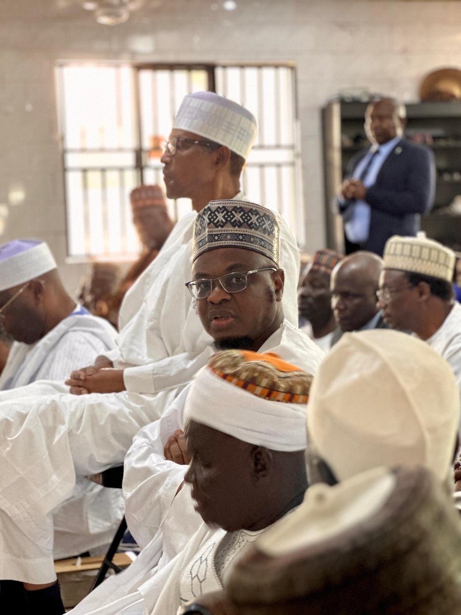 ProfIsaPantami's tweet photo. Observing Jumu'ah prayer at Yahya Road Masjeed, Kaduna, today.
May Allah accept our good deeds. https://t.co/uMbo4hu3DG