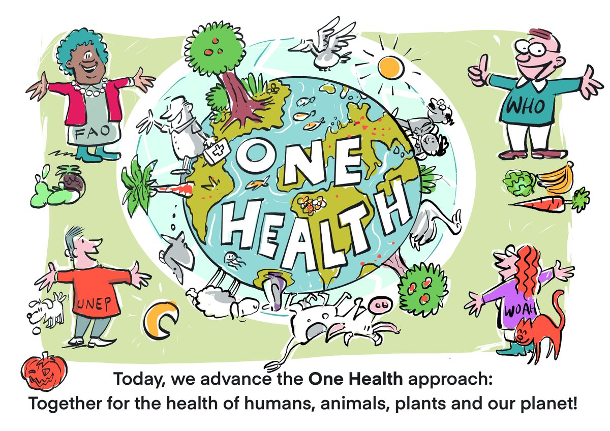 WHO/Europe (@who_europe) on Twitter photo The Executive Group of the Regional #OneHealth Coordination Mechanism (ROHCM) met today to discuss #OneHealth in Europe.
But what is ROHCM?
It comprises <a href="/FAO/">Food and Agriculture Organization</a>, <a href="/UNEP_Europe/">UN Environment Programme (UNEP) Europe 🌱</a>, <a href="/WHO_Europe/">WHO/Europe</a> and <a href="/WOAH/">World Organisation for Animal Health</a>, working together to advance the health of people, animals and the environment. The Executive Group of the Regional #OneHealth Coordination Mechanism (ROHCM) met today to discuss #OneHealth in Europe.
But what is ROHCM?
It comprises <a href="/FAO/">Food and Agriculture Organization</a>, <a href="/UNEP_Europe/">UN Environment Programme (UNEP) Europe 🌱</a>, <a href="/WHO_Europe/">WHO/Europe</a> and <a href="/WOAH/">World Organisation for Animal Health</a>, working together to advance the health of people, animals and the environment.