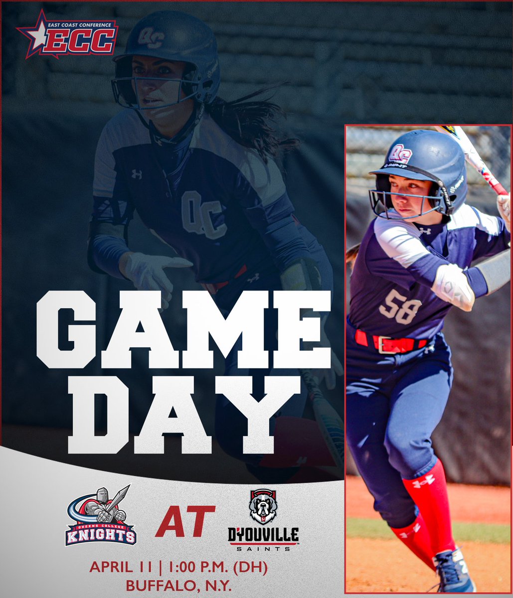 𝐆𝐀𝐌𝐄 𝐃𝐀𝐘❗️ Trip to Buffalo as the Knights match up against <a href="/DYouvilleSB/">D’Youville University Softball</a> in a Friday <a href="/ECCSports/">East Coast Conference</a> DH! #knightnation
📊: tinyurl.com/yrlu7nfe
📺: tinyurl.com/ybdftdf6