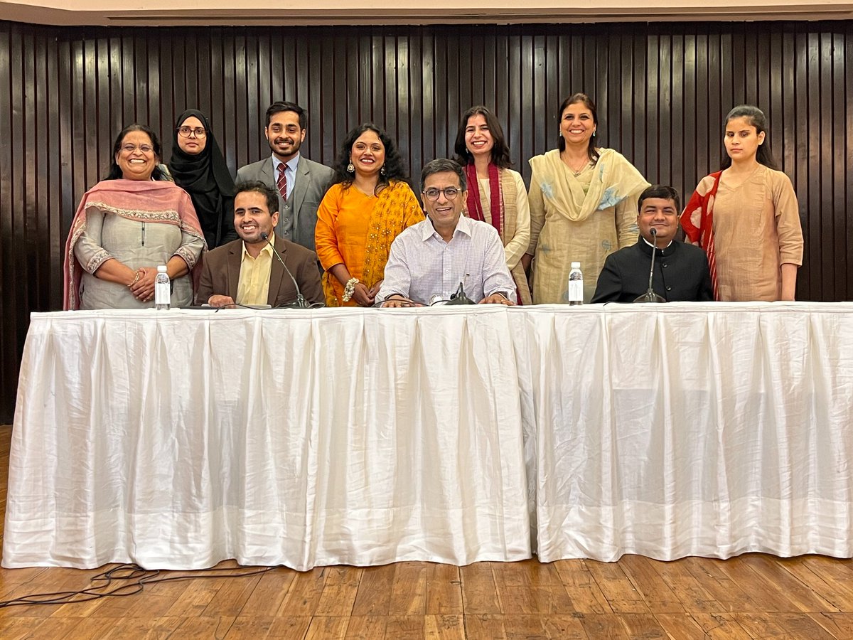 A dream come true.
Shared space with former CJI DY Chandrachud, a rare leader who lives the values he stands for — dignity, accessibility, equal rights for persons with disabilities.
Grateful. Inspired. Recharged. 💛
#DisabilityRights #Inclusion #AccessibilityMatters