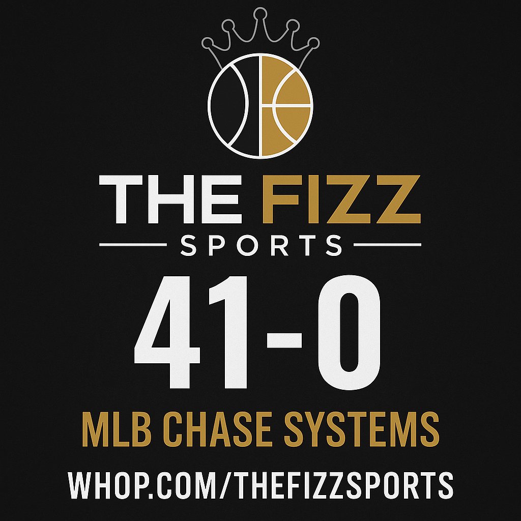 theFizzSports's tweet photo. 41-0.
Perfection continues. Our MLB Chase Systems are absolutely on fire.

Get in now while the streak is hot.
Start your free trial: https://t.co/5vN6no51ZV

#TheFizzSports #41And0 #MLBChase #SportsBettingWins #Unstoppable #WhopSports https://t.co/YCh2HuhGXm