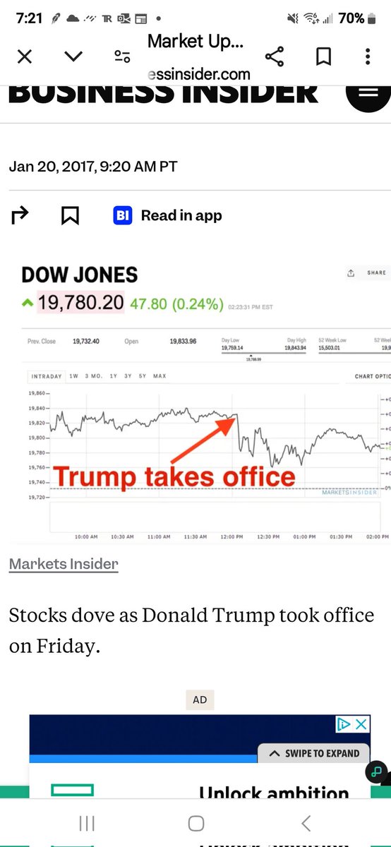 Christopher456's tweet photo. Trumps team complains about how bad the stock market was with the previous admin. Like Bernie says "That's a lie" https://t.co/8LPVwMmpWZ
