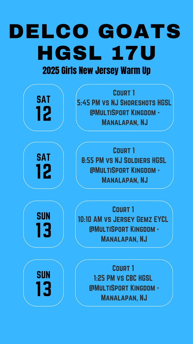 First showcase this weekend!! <a href="/hgsl_girls/">Hoop Group Girls</a> <a href="/delcogoats/">Delcogoats</a>