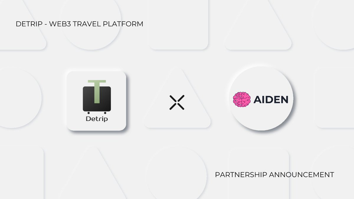 🌟 Big News! We're pumped to team up with <a href="/IQAICOM/">IQ AI</a>, pioneers in AI agent tokenization. Together, we’re bringing cutting-edge AI solutions to crypto travelers that want to explore the world in a smarter way. 

More to come—watch this space! #AI #Blockchain 
#detrip #iqai #iqwiki