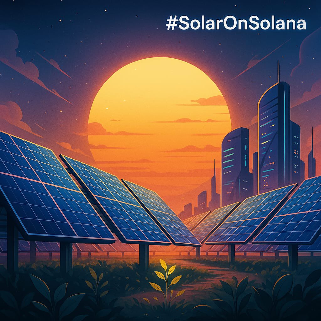 MightyMinter_'s tweet photo. They said crypto was just digital gambling. Then #SolarOnSolana happened.
Now my portfolio is powered by actual sunshine, generating real yields from real assets. Tokenized solar energy is the ultimate vibe shift we needed. โ๏ธโก #ReFiHub #Solana https://t.co/ypgl11JKxD