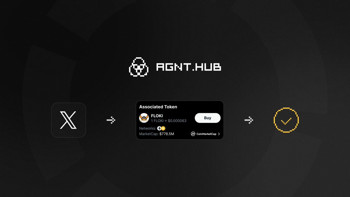 Web3 UX is broken - too many tabs, tools &amp; tutorials just to buy a token.

AGNT Connect fixes that.

No more guessing gas fees, switching wallets or asking CT for help.

Just open X, click the token, and act.

Wallet’s already there. Token’s already loaded. Execution? One click