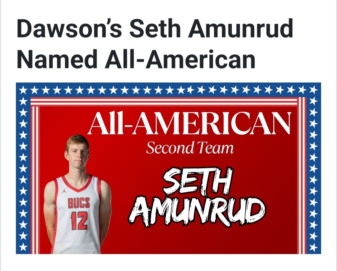 Seth Amunrud has been named to the NJCAA Division I All-American Second Team!

Congratulations Seth!

dawsonbucs.com/sports/mbkb/20…