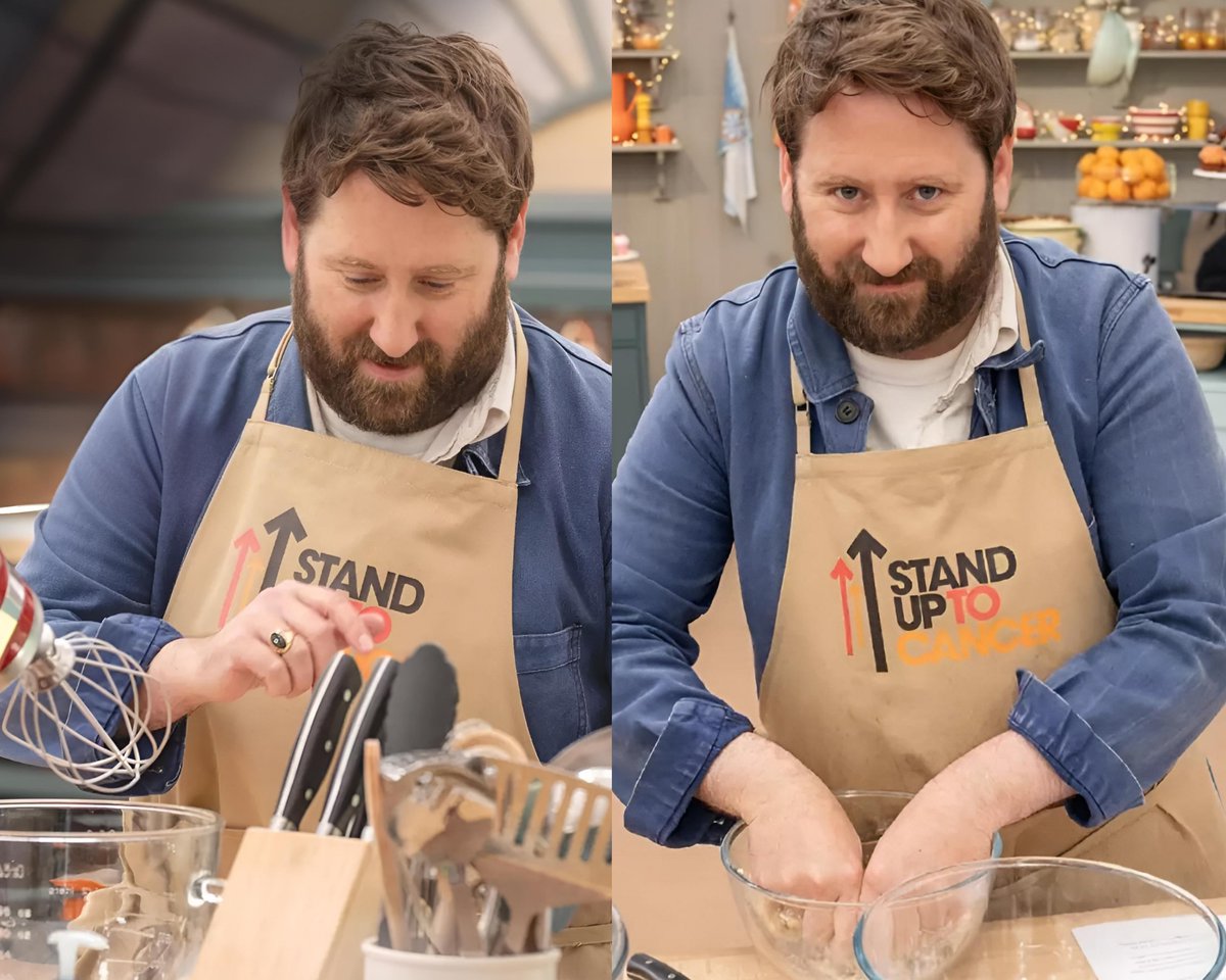 lovejimhowick's tweet photo. The Great Celebrity Bake Off  
💙 https://t.co/m7y0qEDEBD
