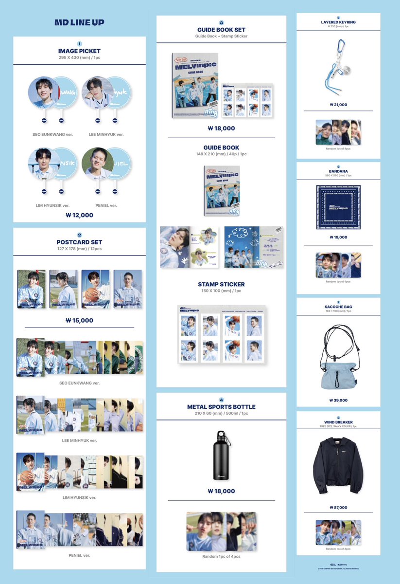 2025 BTOB FAN-CON '3,2,1 GO! MELympic' MD🩵 ペンコンのグッズ Qoo10