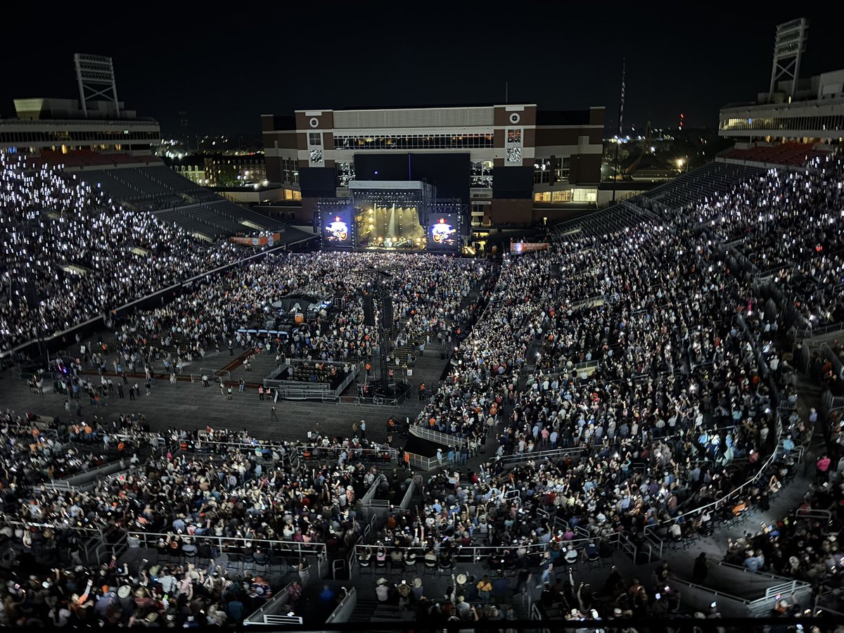 “It’s fantastic to see how far we’ve come. From The Farm to the football stadium is a 7 minute drive… It just takes 40 yrs to get there. Enjoy the week. We are!” 
John Cooper of the Red Dirt Rangers 
(The Farm is where Red Dirt Music was created)