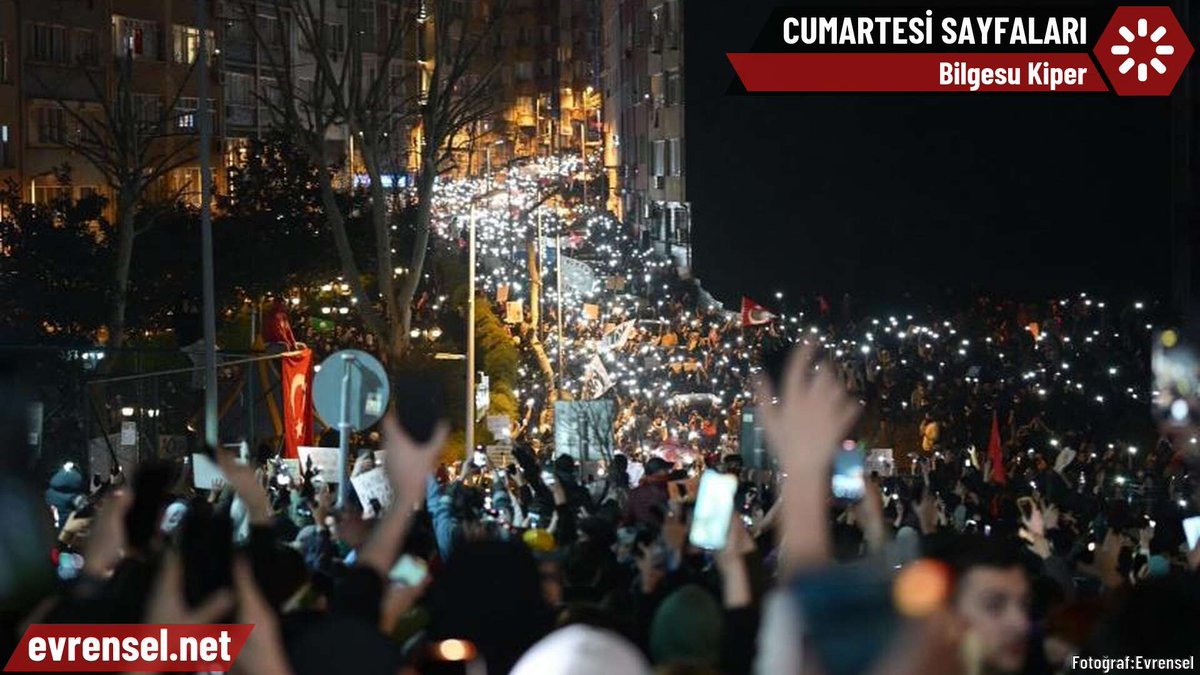 Tutuklu öğrencilerin serbest bırakılmasından üniversitelerdeki polis varlığının son bulmasına kadar tüm taleplerimiz, ancak üretimden gelen gücü harekete geçirerek kazanılabilir.

Bilgesu Kiper'in #EvrenselCumartesi yazısı 🖋️

evrensel.net/haber/549742/k…