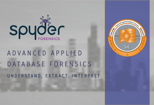 spyderforensic1's tweet image. Spyder Forensics will be at the International Association of Computer Investigative Specialists (IACIS) event in Orlando this spring. We&apos;re offering two exciting courses:
Advanced UAV Drone Forensic Analysis and
Advanced Applied Database Forensics - mailchi.mp/spyderforensic… #iacis