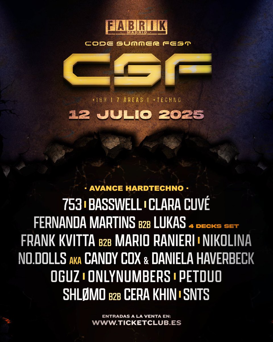 Can you believe? 🤩 A revival of the good old times with my buddy Frank Kvitta Official at FABRIK Madrid 🇪🇸 12.7.2025 #hardtechno #schranz #techno <a href="/frankkvitta/">Frank Kvitta</a> <a href="/fabrikdiscoteca/">FABRIK</a>
