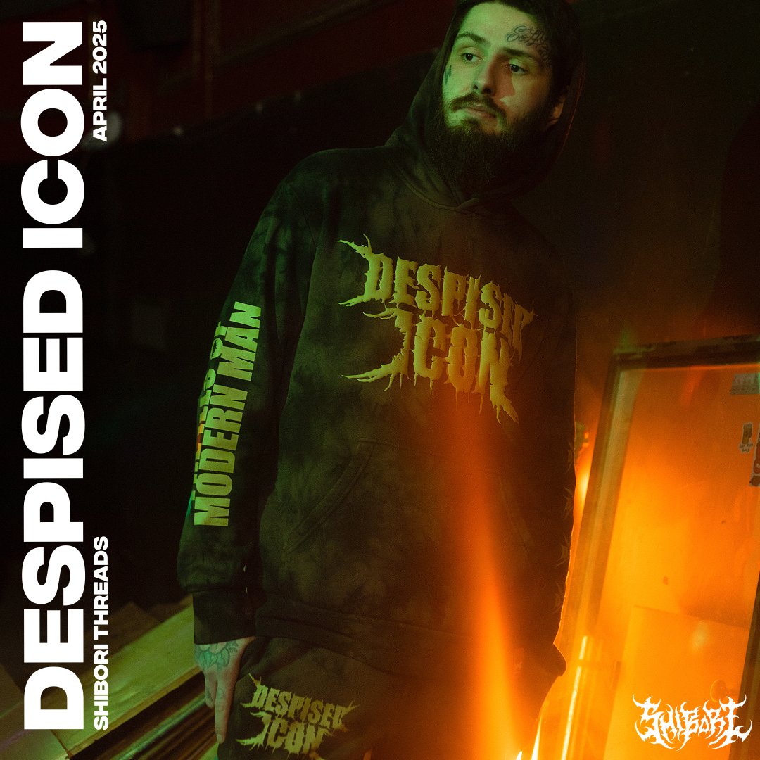 despisedicon's tweet image. Our all new EXTREMELY LIMITED 2025 custom cut & sew THE ILLS OF MODERN MAN collection in collaboration with @shiborithreads is live NOW.
These will never be produced again, and they WILL SELL OUT QUICK - so head on over to shiborithreads.com to pre-order yours right now!