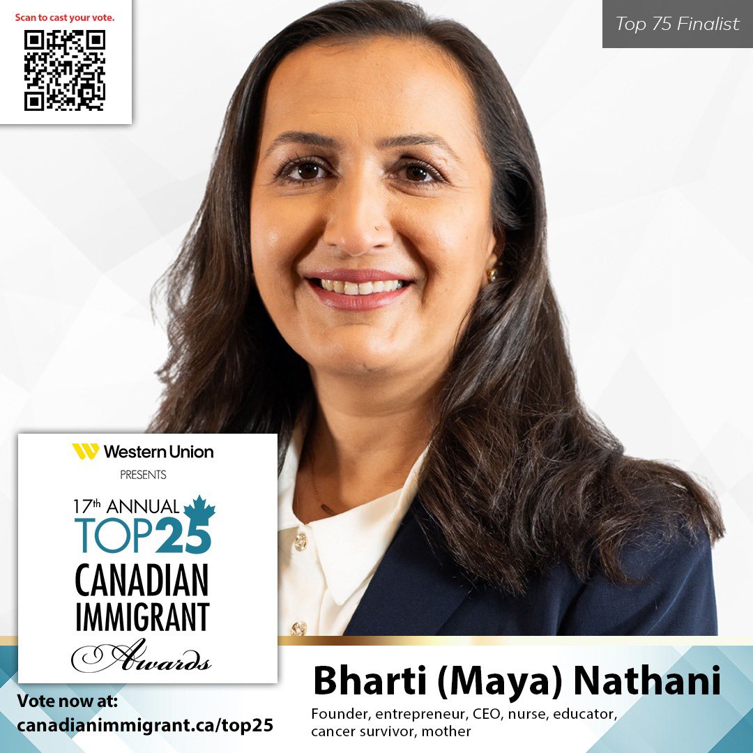 UNVHealthHub's tweet photo. ✨ Exciting News! ✨
Founder and CEO of Universal Health Hub has been nominated for the 2025 Top 25 Canadian Immigrant Awards by @canimmigrant and @WesternUnion ! 🇨🇦

grateful for your support.
👉 Vote here: https://t.co/JCBGaDCLqi https://t.co/v9NllFuXhF