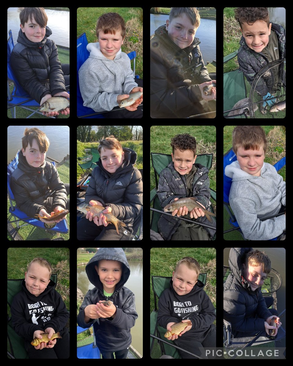 Its been great to welcome Finley, Lincoln, Reuben, Freddie, Jacob and Max recently who all caught some nice fish using maggotts, pellets fished over Micros