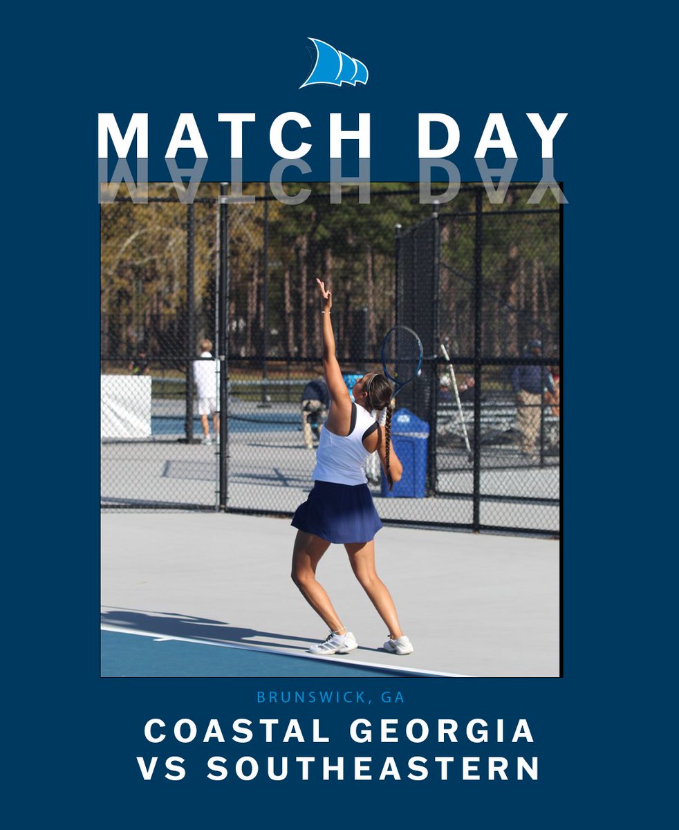 Friday afternoon tennis on tap, come join us!

🎾: vs Southeastern
📍: Brunswick, Ga. || Marta B. Torrey Tennis Complex
⌚️: 3:00 p.m.

#HailTheSail