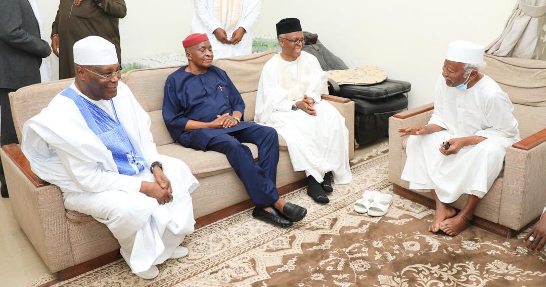 atiku's tweet photo. In continuation of my visit to Kaduna, I also made a courtesy visit to Sani Zangon Daura. -AA https://t.co/GtexiO48v7