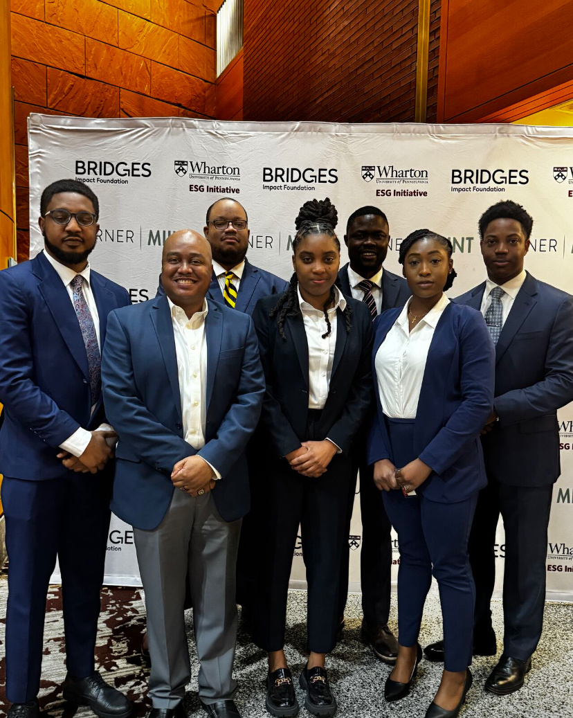 GravesSchool's tweet photo. Proud moment for the Earl G. Graves School of Business!
Our MBA students represented Morgan State at @Wharton’s Turner MIINT competition — pitching real impact-driven companies &amp; showcasing how purpose meets strategy.
Congrats Shianka, Ivan, Adrian &amp; Olumide! https://t.co/UgM7viXAV9