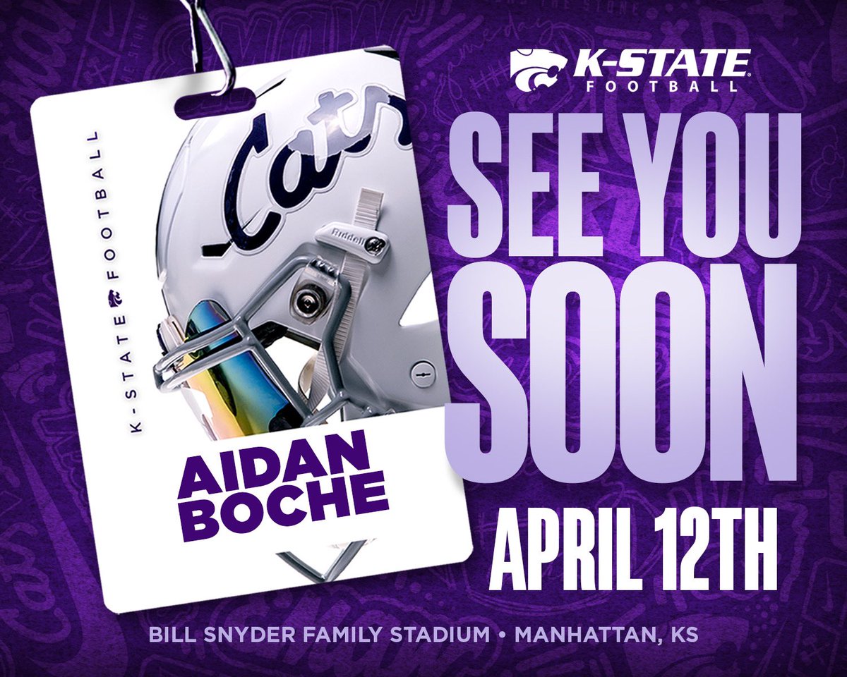 Aidan Boche (@aboche81629) on Twitter photo Excited to be down in Kansas this weekend checking out <a href="/KStateFB/">K-State Football</a>!! <a href="/OJW_Scouting/">PrepRedzone Oliver</a> <a href="/hjacobs67/">Hank Jacobs</a> <a href="/AllenTrieu/">Allen Trieu</a> Excited to be down in Kansas this weekend checking out <a href="/KStateFB/">K-State Football</a>!! <a href="/OJW_Scouting/">PrepRedzone Oliver</a> <a href="/hjacobs67/">Hank Jacobs</a> <a href="/AllenTrieu/">Allen Trieu</a>