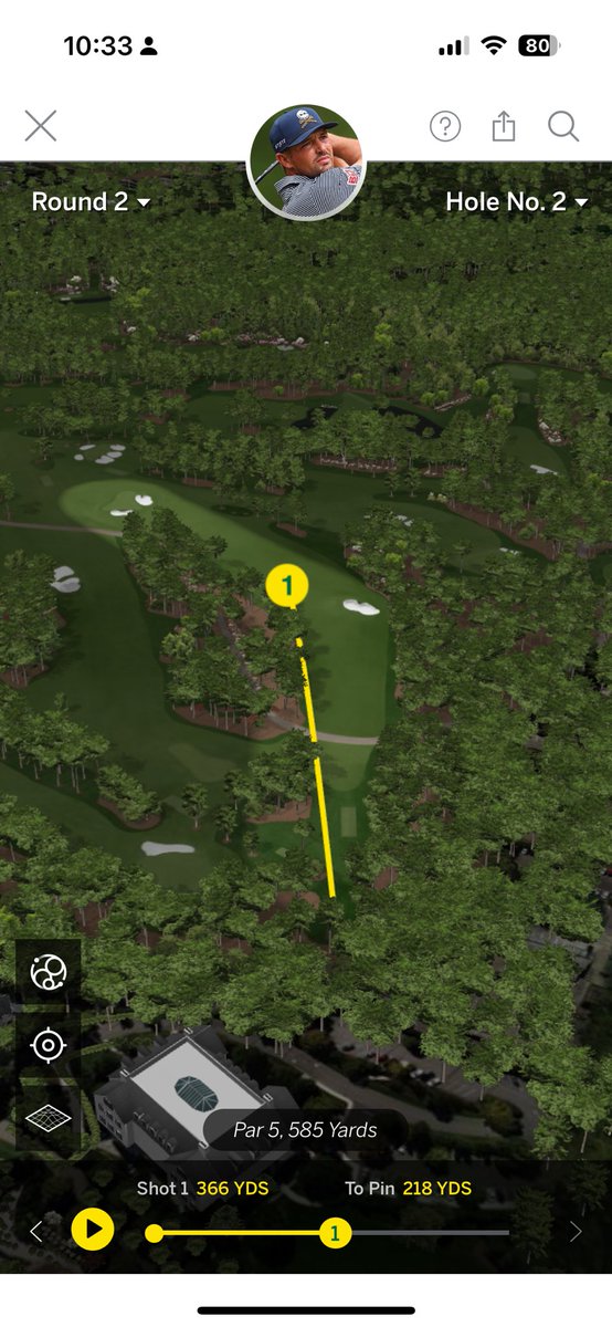 Would be cool if we could watch this <a href="/TheMasters/">The Masters</a>