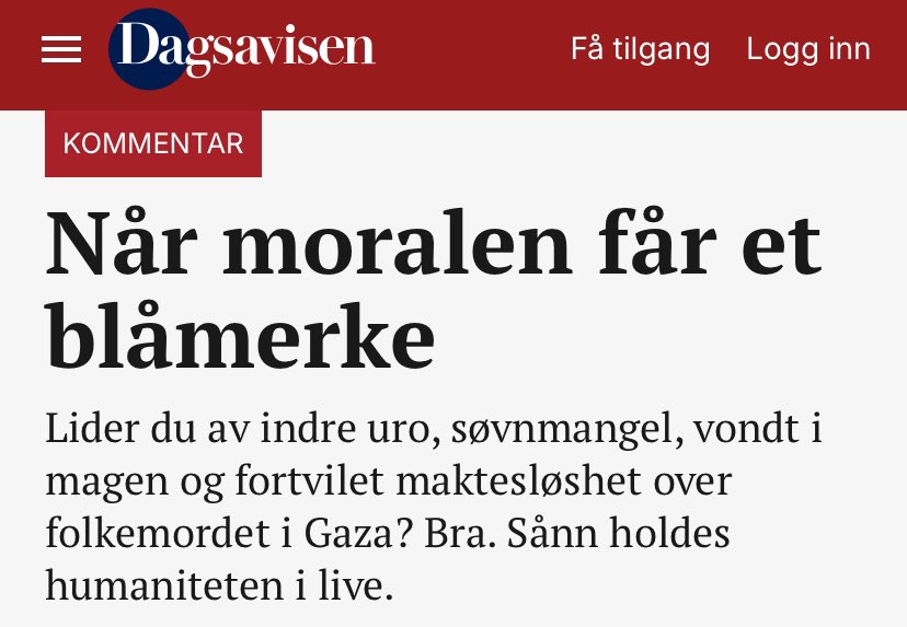 dagsavisen.no/debatt/komment…
