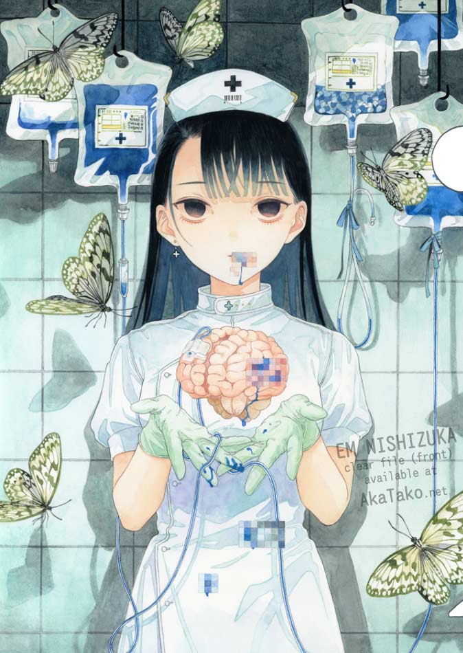 AkaTakonet's tweet image. Em Nishizuka clear file with "Nautilus II" front cover art work can help you organize and protect your files. Fits standard A4 paper. Both front and back sides are shown here.
akatako.net/japanese-art/n…
@doxxxem #emnishizuka #clearfile #西塚em #クリアファイル