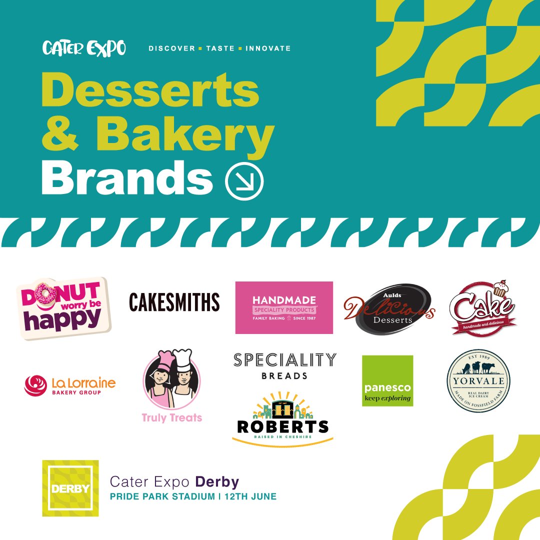 Our first exhibitor announcement for the #CaterExpo Derby is here!
⁠
Get the inside scoop on the latest dessert and bakery trends and industry insights from the biggest names in the game 🍰🍧🧁⁠
⁠
Register to attend for free here: bit.ly/4apjjeW