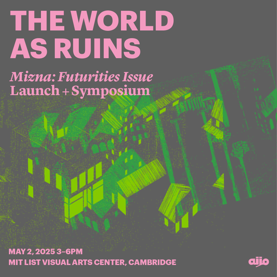 Mizna (@mizna_arabart) on Twitter photo Cambridge! Mizna launches the Futurities issue with a reading and symposium in May.
This event features #BarrakAlzaid <a href="/IntifadaBatata/">George Abraham (they/he) 🍉 جورج إبراهيم</a> <a href="/yiiiiwei/">Yi 🏹🌅</a> #PınarBanuYaşar #AramKavoossi #RaafatMajzoub and more!
5/2, 3–6pm at MIT List Visual Arts Center, 20 Ames St, Cambridge, MA. Cambridge! Mizna launches the Futurities issue with a reading and symposium in May.
This event features #BarrakAlzaid <a href="/IntifadaBatata/">George Abraham (they/he) 🍉 جورج إبراهيم</a> <a href="/yiiiiwei/">Yi 🏹🌅</a> #PınarBanuYaşar #AramKavoossi #RaafatMajzoub and more!
5/2, 3–6pm at MIT List Visual Arts Center, 20 Ames St, Cambridge, MA.