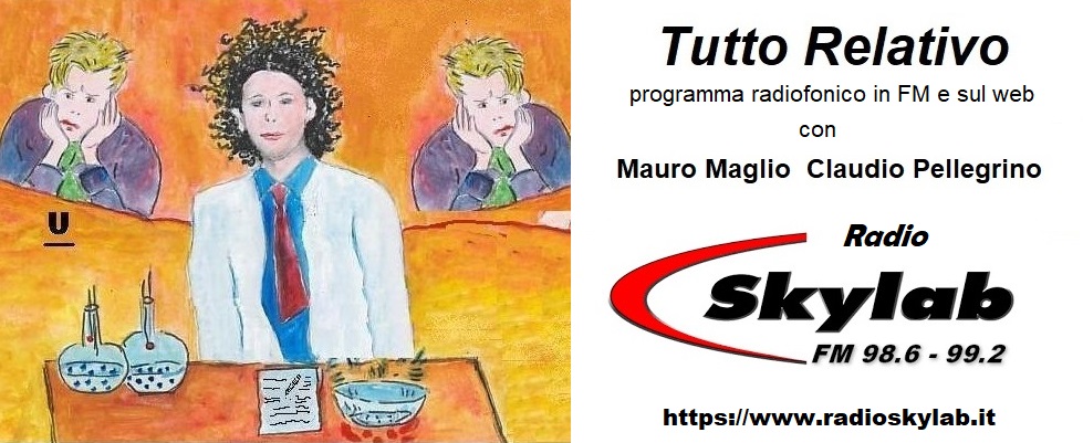 Mauro_Maglio's tweet image. In arrivo un&apos;altra bella puntata di Tutto Relativo con Claudio Pellegrino e Mauro Maglio sulle frequenze di Radio Skylab Salento
Ore 11/13 sabato
Ore 19/21 mercoledì (replica)
radioskylab.it sul web
98.6 e 99.2 in fm per il Salento
Dab+ su mediadab 7B

#radiofm #radioweb