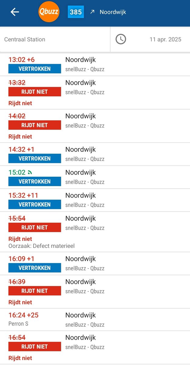 BlueBarYurt's tweet photo. Werkelijk ongelooflijk #qbuzz het is nu 16:38.... #bah @qbuzz wat is uw reactie hierop?? https://t.co/qz8kR6Q3Iw