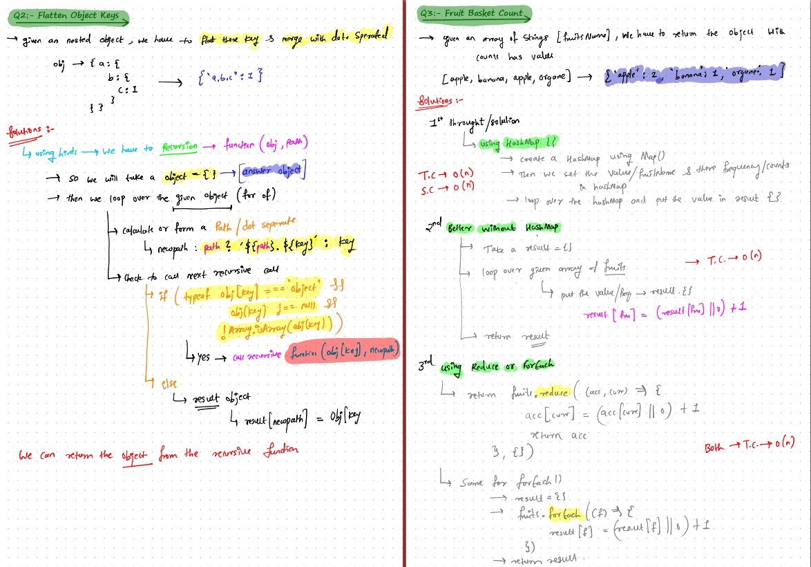 Prathamesh_532's tweet photo. ⚡ Day 1 - 21-Day JS Sprint 💻#CodingHero by @Hiteshdotcom sir
🧠 Topics: Arrays & Objects
• Lost & Found Items
• Fruit Basket Count
• Merge Customer Profile
• Flatten Object Keys
• Deep Object Equality Check
#JavaScript #chaiaurcode #codingjourney #OpenToWork https://t.co/GHlm3ZrZ3j