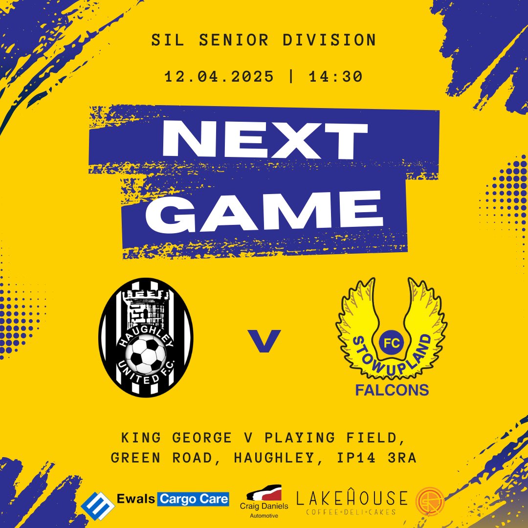 StowFalcons's tweet photo. Just about keeping up here. Three games for our adult section this weekend, including a game for our women’s team finally! Elsewhere our 1st team and Sunday men’s are also in action. #SFFC 🟡🔵 https://t.co/oCCiP9q7E9
