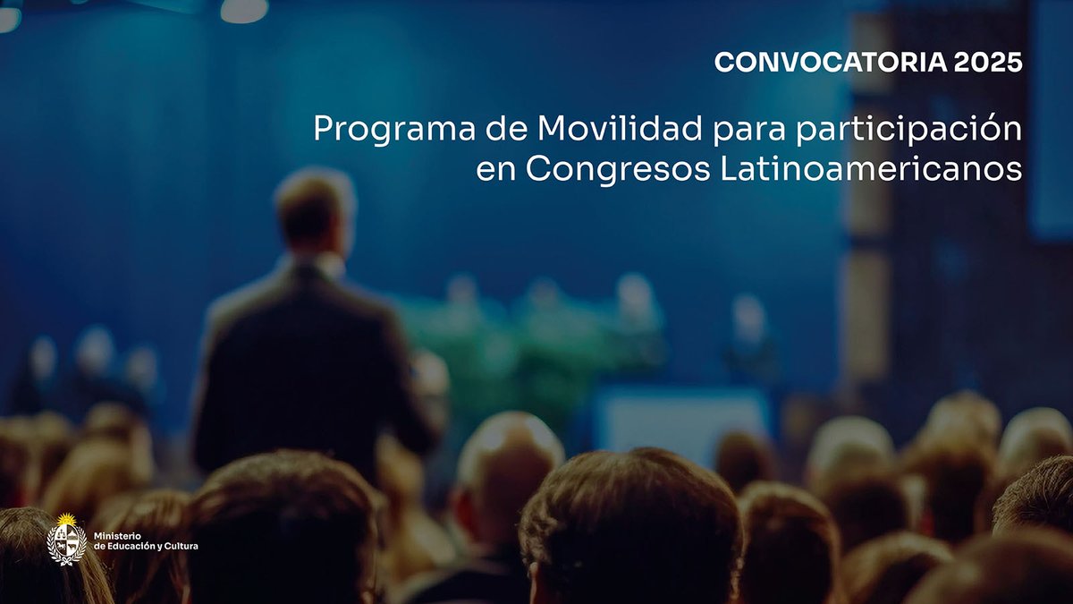 PEDECIBA (@pedeciba) on Twitter photo 📢 Atención
Convocatoria 2025 de <a href="/dicytmec/">Dirección de Innovación, Ciencia y Tecnología MEC</a> para participar en congresos científicos en Latinoamérica
Dirigida a estudiantes de posgrado y personas con doctorado reciente
📅 Cierra: 7/5 – 17 h
🔗 Bases:
gub.uy/ministerio-edu…
#EstudiantesPEDECIBA #InvestigadoresPEDECIBA 📢 Atención
Convocatoria 2025 de <a href="/dicytmec/">Dirección de Innovación, Ciencia y Tecnología MEC</a> para participar en congresos científicos en Latinoamérica
Dirigida a estudiantes de posgrado y personas con doctorado reciente
📅 Cierra: 7/5 – 17 h
🔗 Bases:
gub.uy/ministerio-edu…
#EstudiantesPEDECIBA #InvestigadoresPEDECIBA