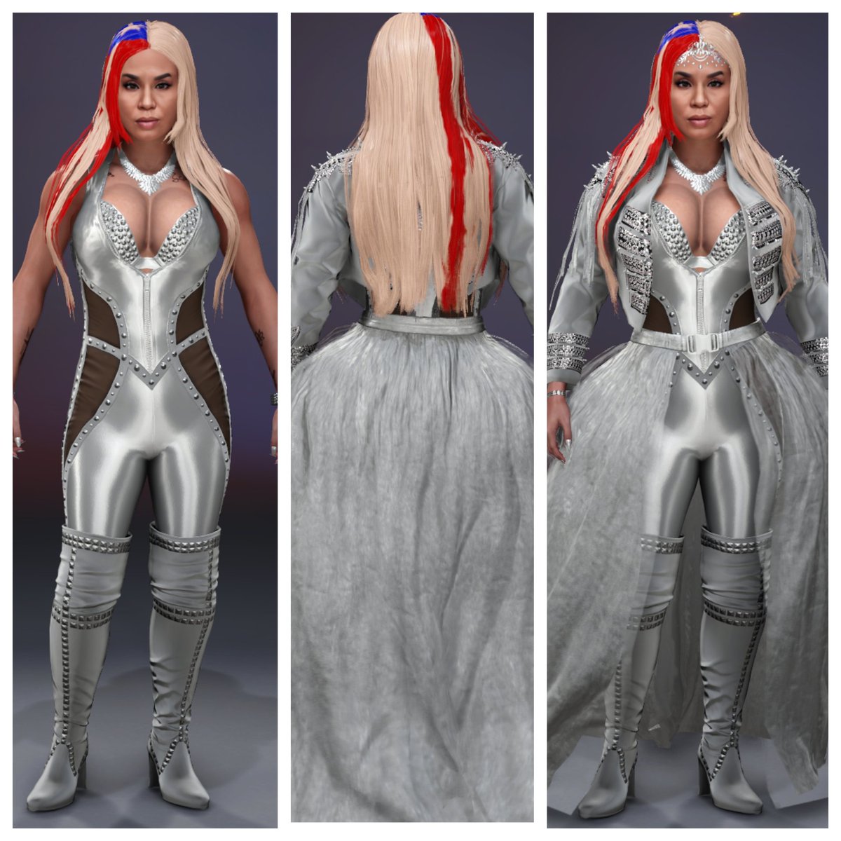 CJ_CAD50's tweet photo. Ivy Queen officially making her debut to the roster, available in #wwe2k25 *Current Gen only
Tags: ( #DefJam2k25 , #CAD50 , #WrestleBars )
@IvyQueenDiva
@defjam
@WWEgames
@wrestlebars
.
#ScorpionSoldierGaming #DefJam2k #defjamworldwar #communitycreations #IvyQueen https://t.co/51iX9gCUTS