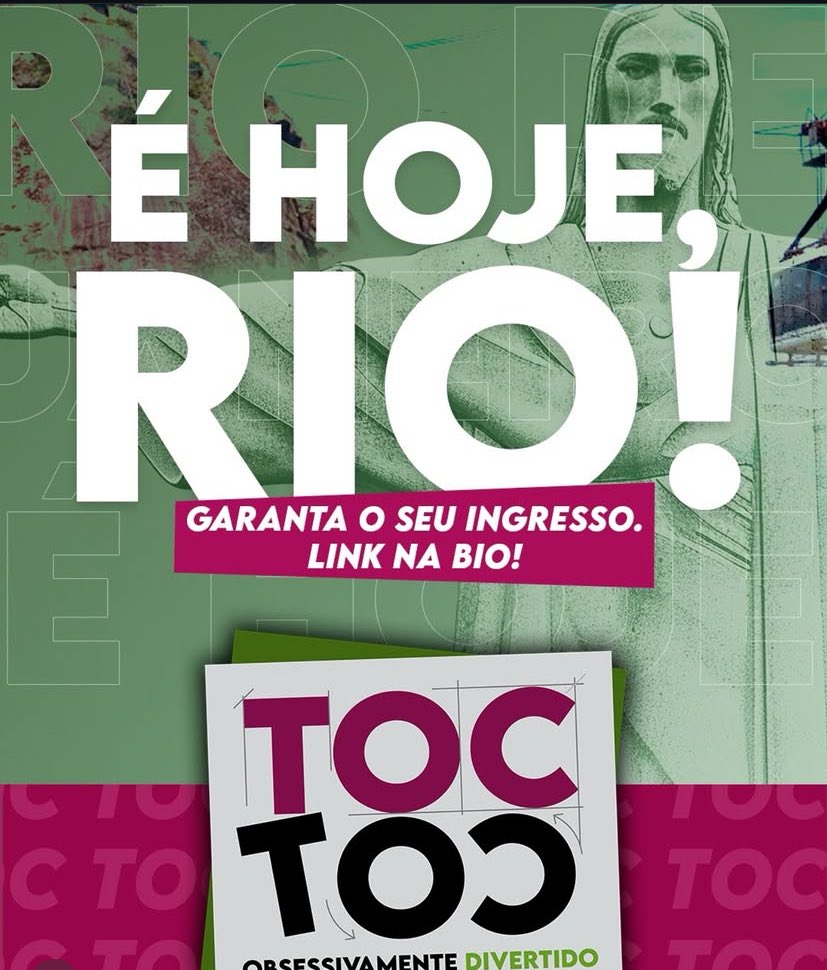 QGAndreAtor's tweet photo. A Espera Acabou!!! Hoje estreia Toc Toc no Rio de Janeiro!! 🤩

ingressos : https://t.co/fbsN8iZMOG https://t.co/x1KLQgRMLe