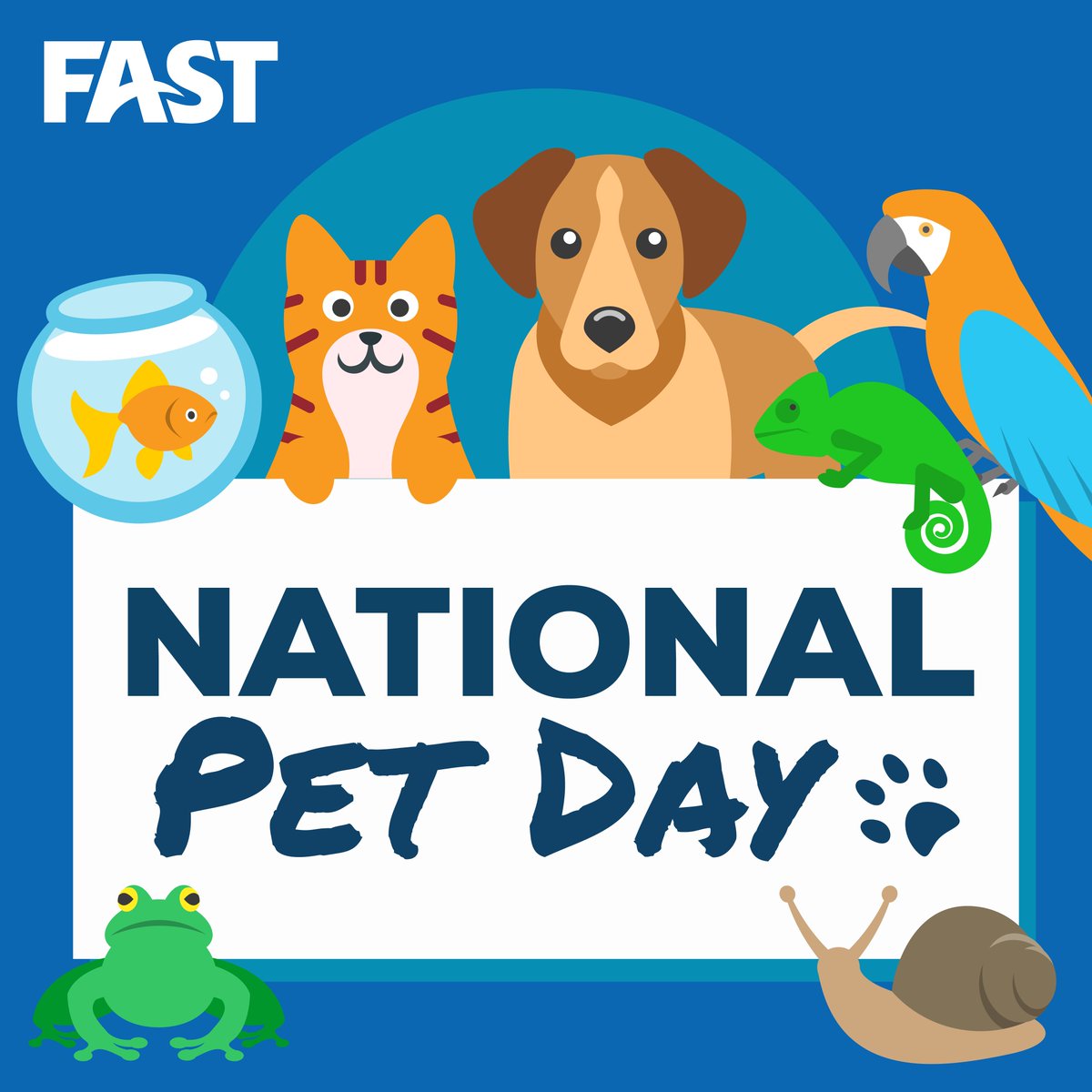 Happy National Pet Day! 🐾
At FAST, we move people all around the world—and their pets come with them! Pets are part of the FASTie family, too. Share a photo of your pets in the comments!

#NationalPetDay