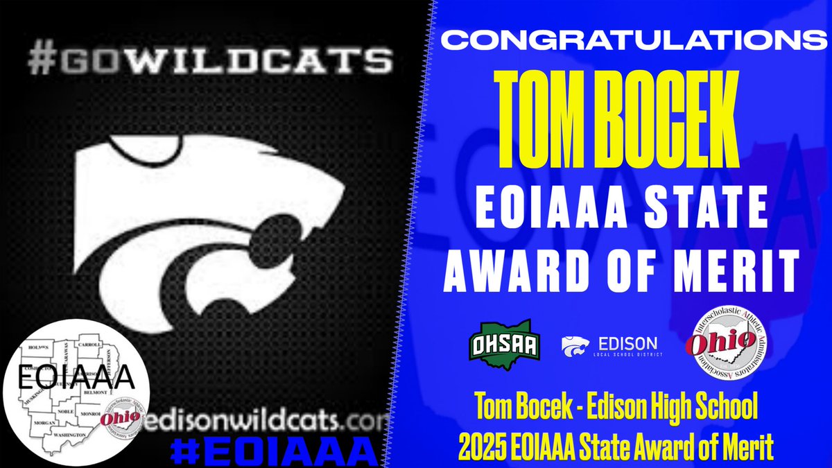 EOIAAA State Award of Merit
Congrats Tom Bocek