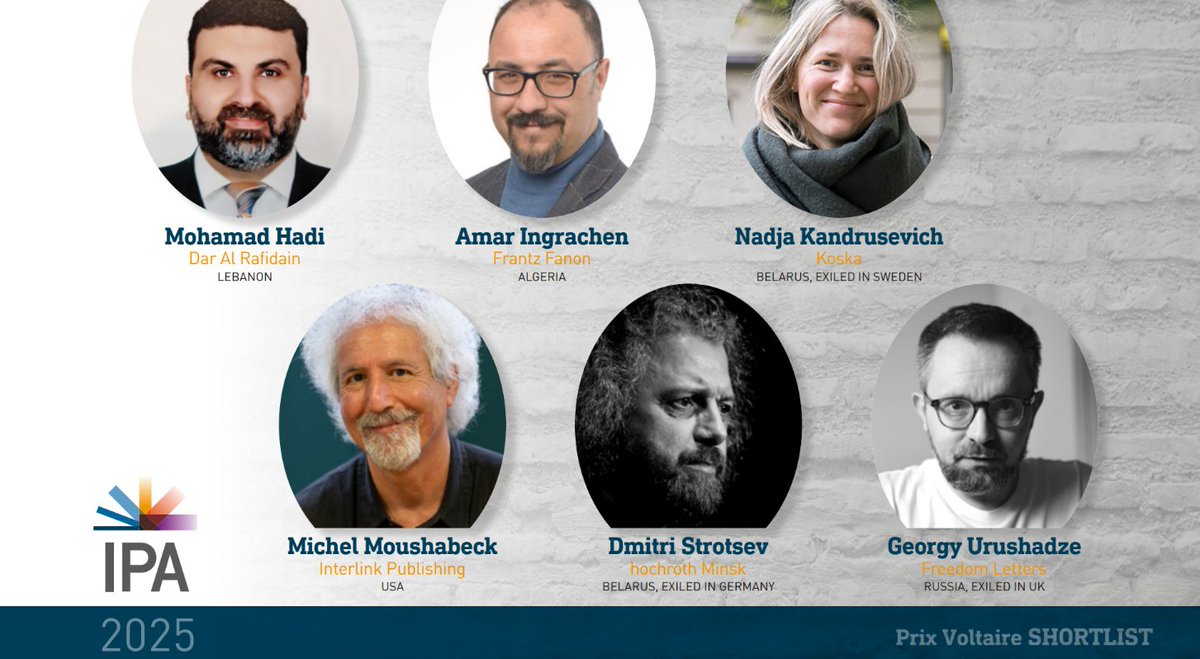 📖Oggi, al Festival du Livre de Paris, l'<a href="/IntPublishers/">IPA</a> ha annunciato i finalisti per l’#IPAPrixVoltaire2025, che celebra il coraggio di individui e case editrici nel mondo che si sono battuti per sostenere la libertà di pubblicazione e d'espressione:
giornaledellalibreria.it/news-liberta-d…