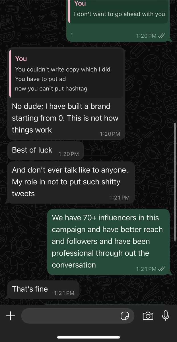 UnknownsAgency's tweet photo. Hi
@kritikatwtss
We usually don’t respond to public remarks, but we feel it’s important to address a recent comment about our agency.

The creator in question agreed to the collaboration and received the brief well in advance. At no point was it communicated that she wouldn’t be providing the caption. Later, she mentioned she would treat the post as an ad — which we aligned on.

On the day the content was scheduled to go live, our team followed up multiple times. The caption was eventually shared late in the evening. When edits were suggested (a standard part of any campaign), she refused to make them at 1AM at night and asked our team to rewrite it. Once the revised caption was shared, she declined to include the required campaign hashtags.

To be clear:

The creator wasn’t willing to write or revise the caption
She wasn’t open to including basic campaign requirements
And multiple follow-ups were required for every step
We work hard to ensure smooth, respectful collaborations with all partners. We’re confident that anyone who reads this thread will recognize where the lapse in professionalism occurred.

We’re moving forward — with learnings, clarity, and continued respect for the creator community.

#Transparency #Professionalism #AgencyLife #InfluencerMarketing