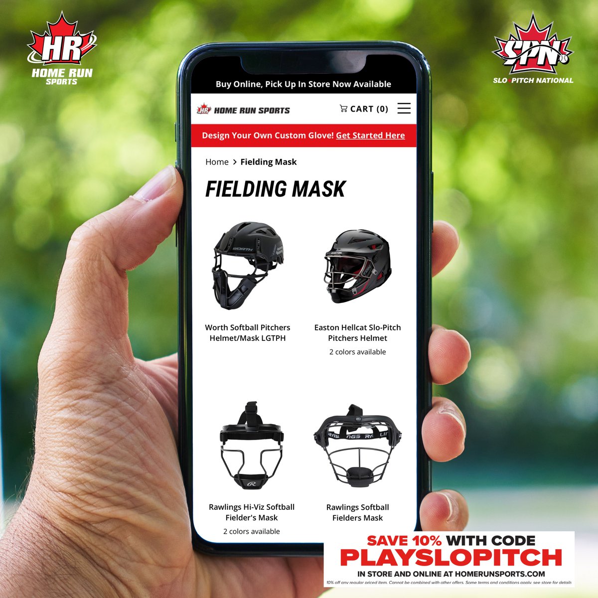 Stay safe on the field with protective gear designed for slo-pitch players.
Order yours today at Home Run Sports , and SPN members enjoy automatic #PLAYSLOPITCH discounts when shopping online. 

homerunsports.com/discount/plays…

#slopitchnational #homerunsports #playslopitch