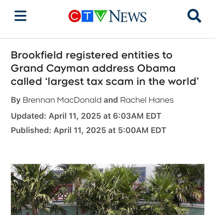 🚨BREAKING🚨

Mark Carney has been caught in “the largest tax scam in the world.”

While you're getting crushed by rising taxes, Carney dodges his—stashing wealth in the Cayman Islands.

He won’t come clean. 

He won’t tell the truth. 

And he’ll never put Canadians first.