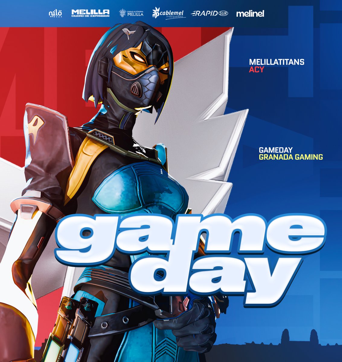 GAMEDAY | GRANADA GAMING Q1

Una oportunidad más para la academia, toca ver como se adapta con los cambios ⚔️

⏰| 17:00

#WeAreTitans || #MelillaDestinoDeInversion🏝️