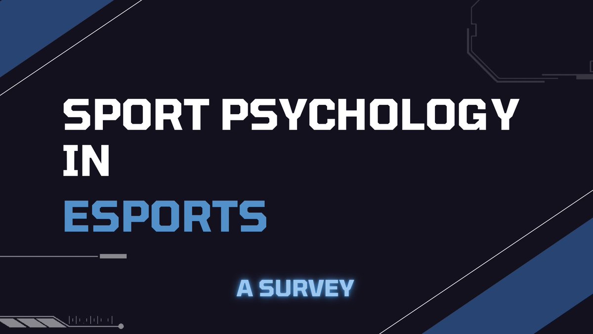 Ryan Scollan (@esportsryan) on Twitter photo ⚠️ Calling all esports players, coaches, managers, analysts of ALL levels!
My good friend <a href="/MTM_Jon/">Jon Brain | MTM</a> is running a research study and wants YOUR thoughts + experiences with Sport Psychology 🧠🎮
(No prior experience with a sport psych needed!)
Please take a few minutes of your ⚠️ Calling all esports players, coaches, managers, analysts of ALL levels!
My good friend <a href="/MTM_Jon/">Jon Brain | MTM</a> is running a research study and wants YOUR thoughts + experiences with Sport Psychology 🧠🎮
(No prior experience with a sport psych needed!)
Please take a few minutes of your